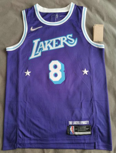 NBA 8 Bryant Lakers 21-22 city Maillot